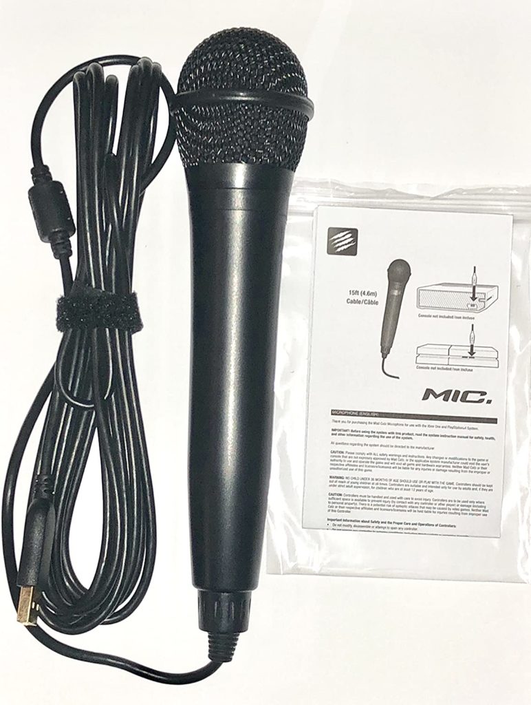 Rock Band USB Karaoke Microphone for PS3, PS4, X-Box One, X-Box 360, PC & Mac