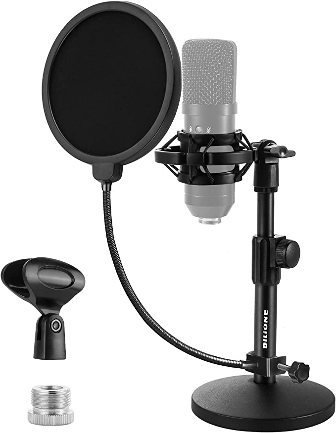 BILIONE Upgraded Desktop Microphone Stand1