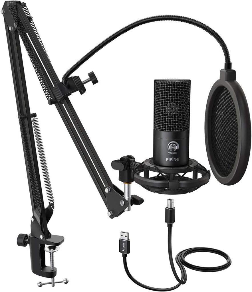 FIFINE Studio Condenser USB Microphone1